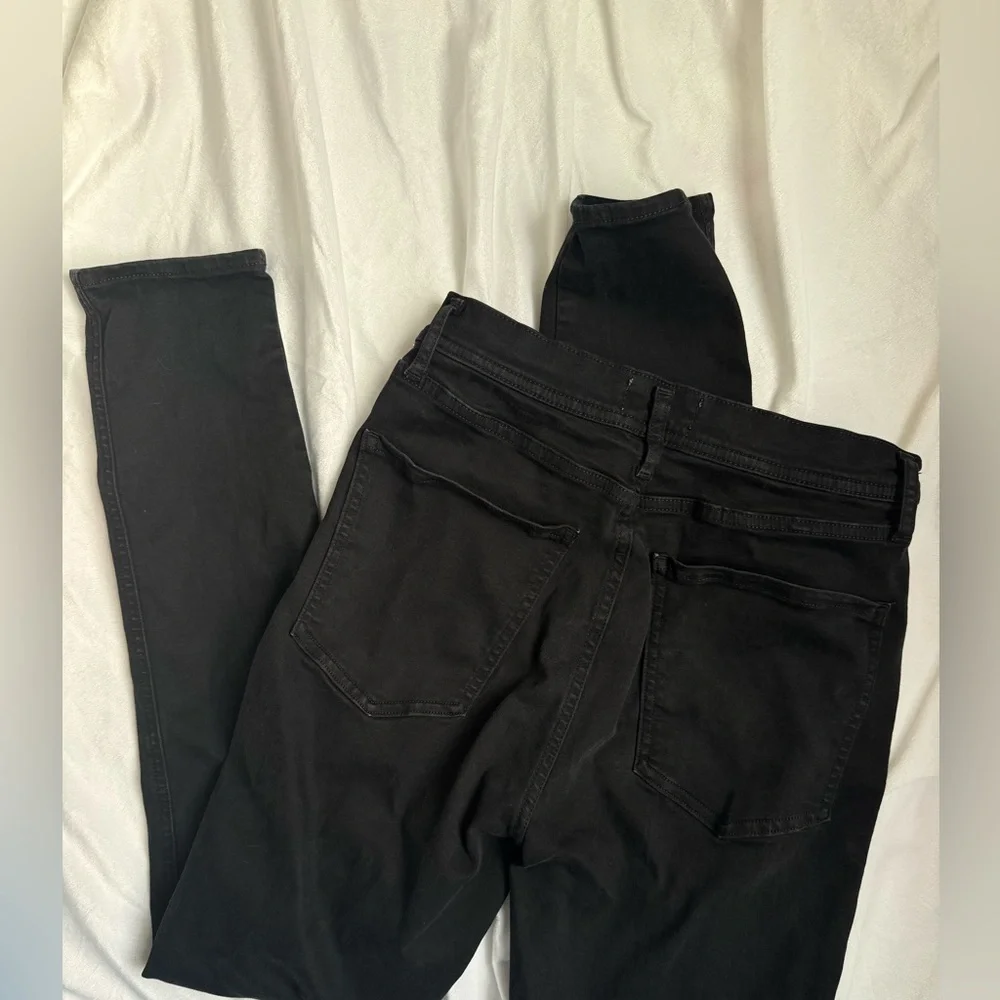 AGOLDE Black High Rise Skinny Jeans Women’s Size 27 Premium Denim - Picture 3 of 7